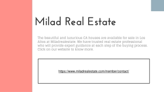 Homes for Sale Portola Valley | Miladrealestate.com