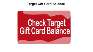 Target Gift Card Balance | Target Card Balance | Target Balance