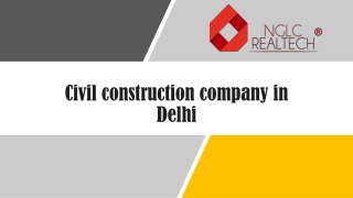 Civil Construction Company in Delhi