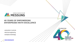 40 YEARS OF EMPOWERING ENTERPRISES WITH EXCELLENCE