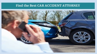 Find the Best Car Accident Attorney