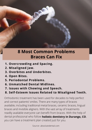 8 Most Common Problems Braces Can Fix