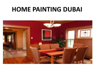 Home Painting Dubai