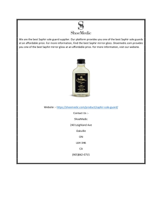 Shop online Saphir sole guard | Shoemedic.com