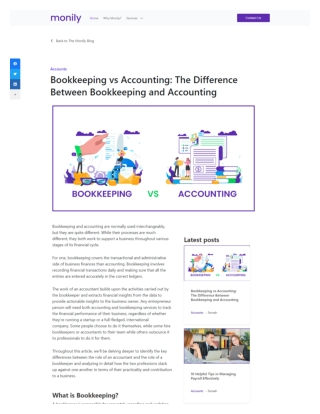 Bookkeeping vs Accounting: The Difference Between Bookkeeping and Accounting