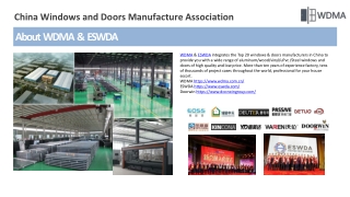 China Windows and Doors Manufacture Association