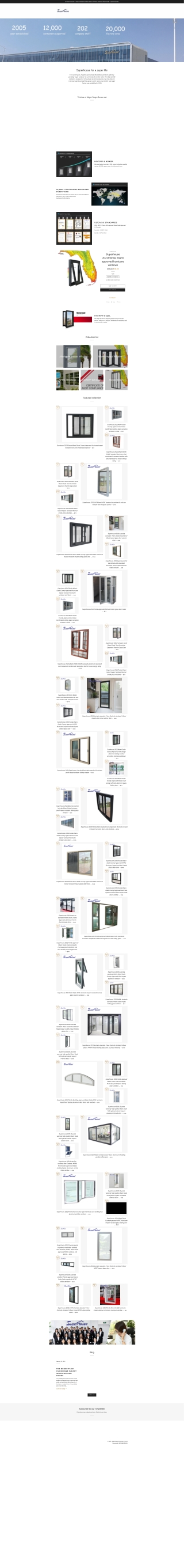 Superhouse Impact Windows & Doors Manufacturer in China