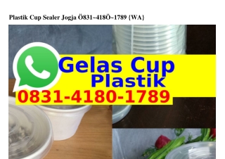 Plastik Cup Sealer Jogja Ö83I.4I8Ö.I789[WhatsApp]