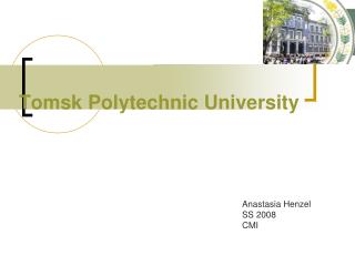 Tomsk Polytechnic University