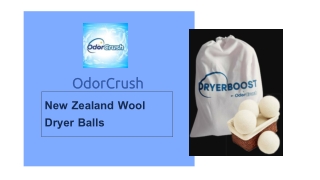 New Zealand Wool Dryer Balls - OdorCrush