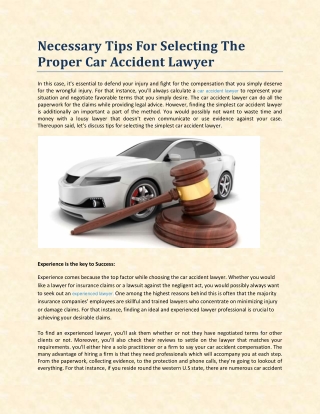 Car Accident Lawyers & Law Firms in Singapore