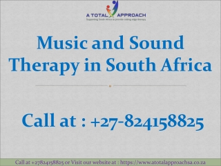 Music and Sound Therapy in South Africa
