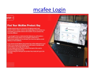 McAfee Account Login