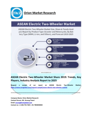 ASEAN Electric Two-Wheeler Market Size, Share, Impressive Industry Growth, Report 2025