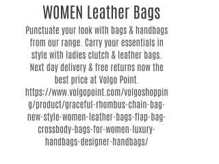 WOMEN Leather Bags