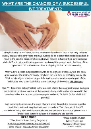 What Are The Chances Of A Successful IVF Treatment