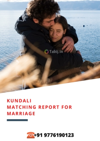 Get the best kundali matching report for Marriage