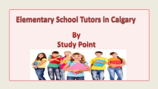 Elementary School Tutor in Calgary