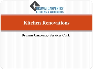 Kitchen Renovations Service at Best Deals - Drumm Carpentry