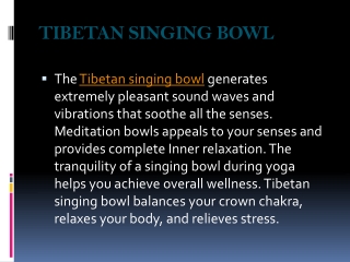 Tibetan Singing singing meditation instrument