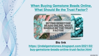 Trust factor when Buy Gemstone beads online