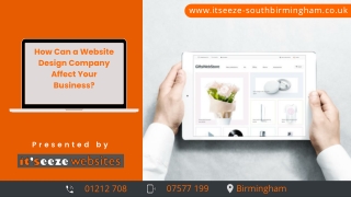How Can a Website Design Company Affect Your Business?
