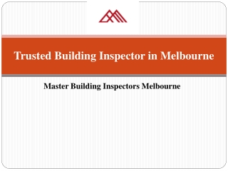 Trusted and Reputed Building Inspector in Melbourne