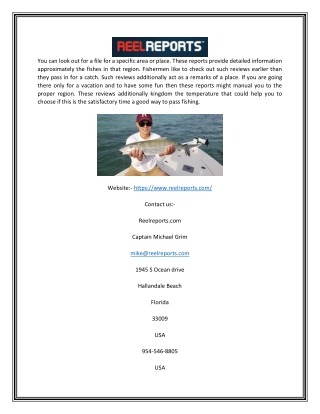 Best Local Fishing Reports | ReelReports.com