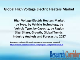 High Voltage Electric Heaters Market by Type, by Vehicle Technology, by Vehicle Type, by Capacity, by Region Size, Share