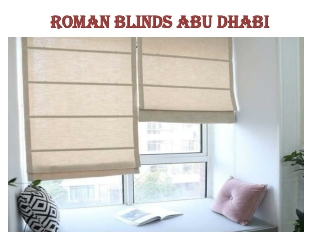 Roman Blinds