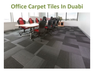 Carpet tiles
