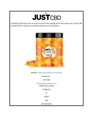 Just CBD | Justcbdstore.com