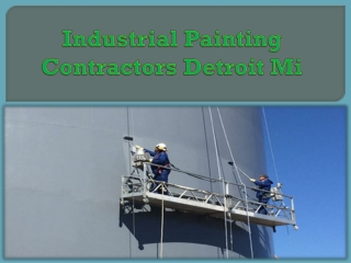 Industrial Painting Contractors Detroit Mi
