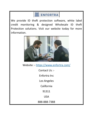 White Label Identity Theft | Enfortra.com