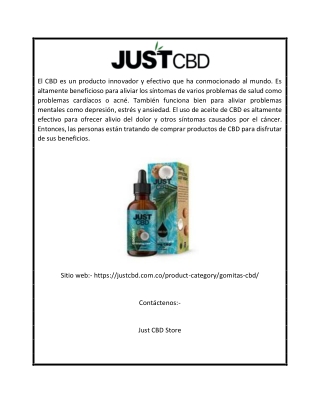 COMPRA GOMITAS DE CBD DE CALIDAD