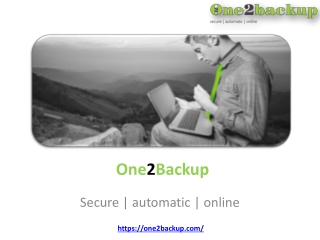 Online Backup Software - One2Backup