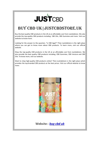 buy cbd uk|Justcbdstore.uk