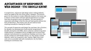 Advantages of Responsive Web Design — You Should Know!