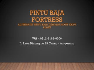 WA 0812-9162-6106 Beli Pintu Besi Ruko,