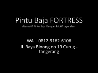 WA 0812-9162-6106 Beli Pintu Besi Minimalis 2 Pintu Terbaru,