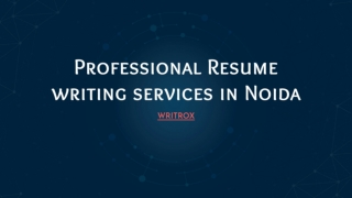 Professional Resume writing services in Noida