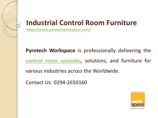 Industrial Control Room Furniture