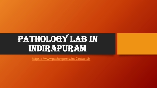 Pathology lab in Indirapuram