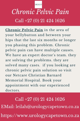 Chronic Pelvic Pain