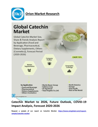 Catechin Market Share 2020: Global Trends, Key Players, Industry Analysis, Report to 2026