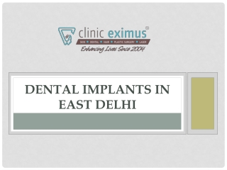 Dental Implants in East Delhi