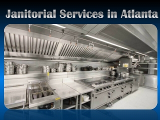 Janitorial Services in Atlanta