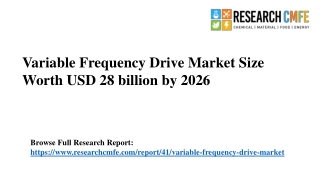 Variable Frequency Drive Market 2020 Key Opportunity and Top Trends