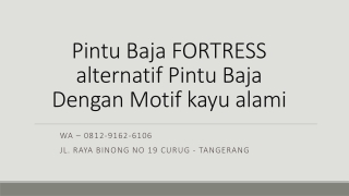 WA 0812-9162-6106 Beli Pintu Besi Minimalis Buka Dua,