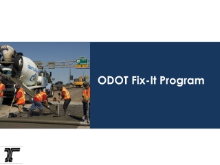 ODOT Fix-It Program